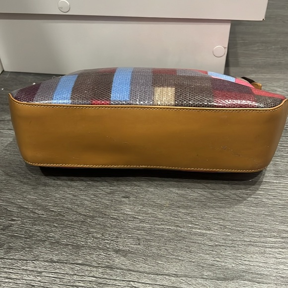 BCBG Colorful Patchwork Clutch/ Cosmetic Bag - Picture 7 of 10